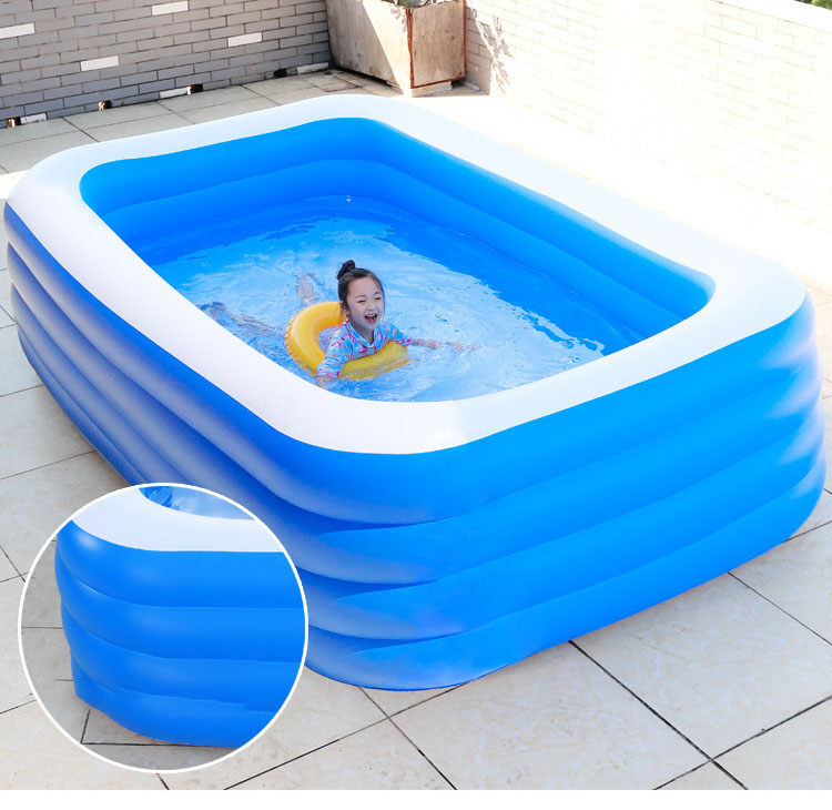 PVC Children's Inflatable Swimming Pool Home Outdoor Large Family Pool Thickened Plastic Baby Baby Swimming Pool