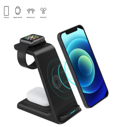 Wireless Charger Stand Holder For IPhone  Apple Watch Air pods