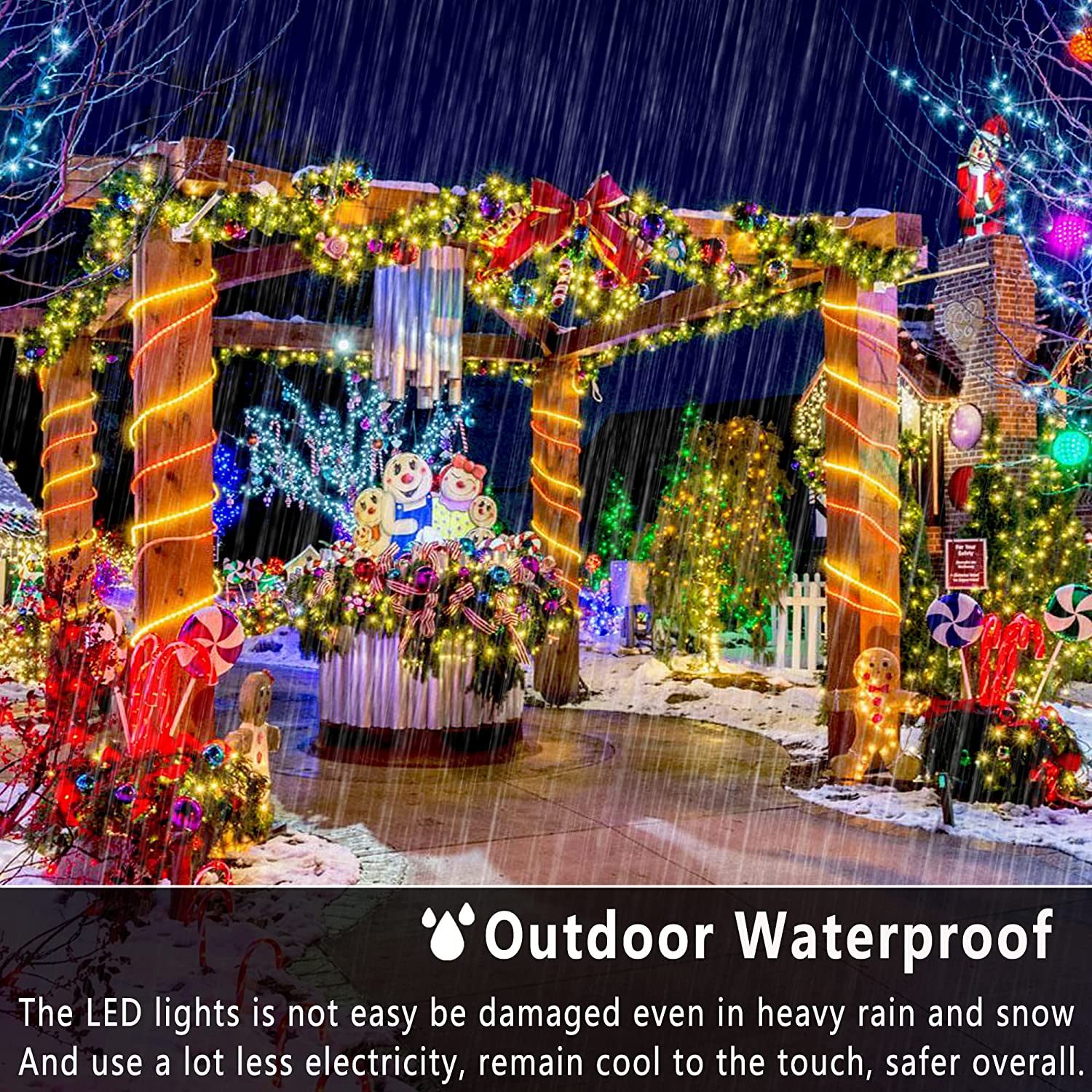 Waterproof decorative lights holiday Christmas tree lights hanging lights lanterns
