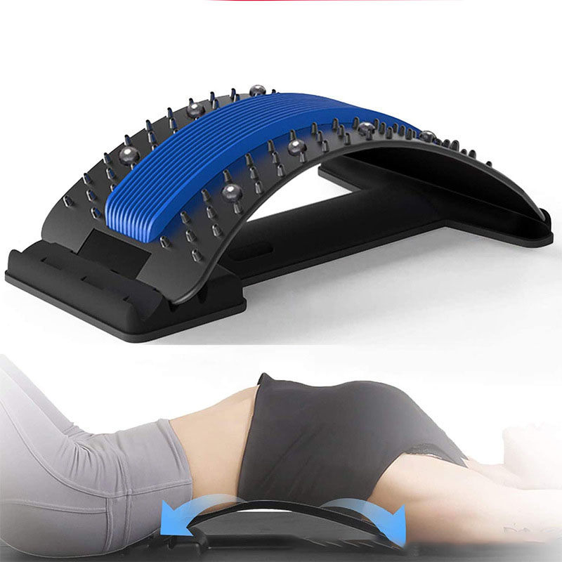 Lumbar Spine Correction Device, Waist Massager, Lying On The Lumbar Muscles To Relieve Cervical Spine Muscle Strain, Back Physiotherapy Device, Unisex