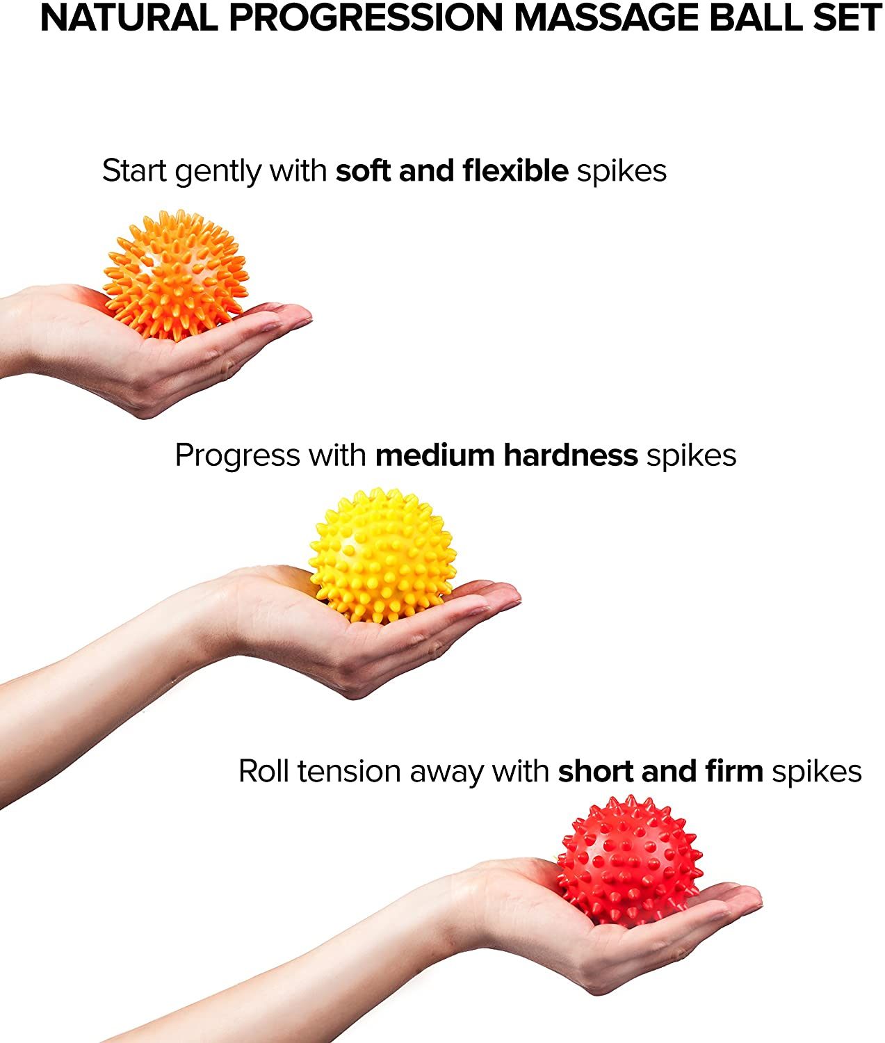 Needle massage ball