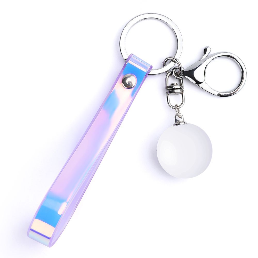 Laser Ribbon Keychain (two-sided design)