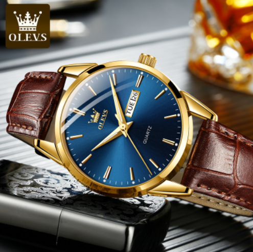 Oris Brand Watch Wholesale Manufacturers Cross-border Foreign Trade Quartz Watch Double Calendar Waterproof Men's Watch Vibrato Men's Watch