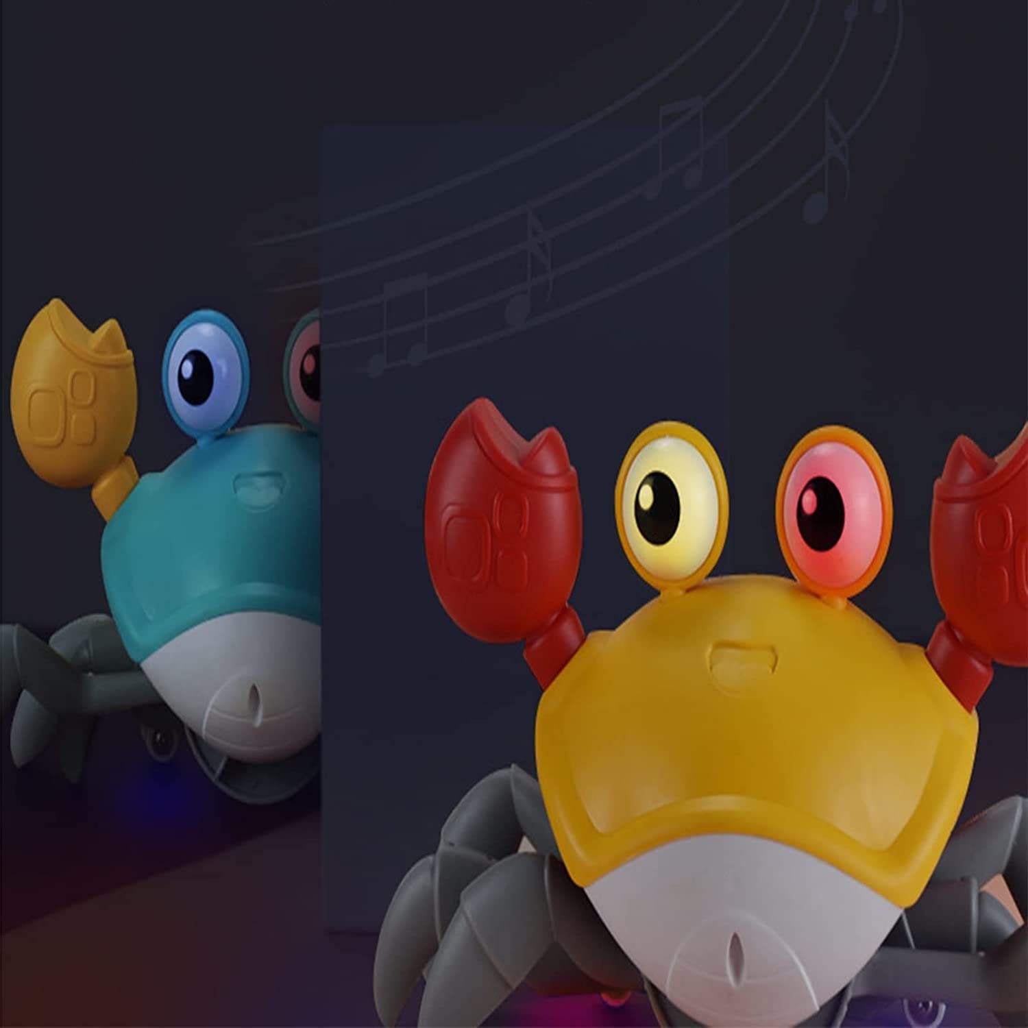 Crab Crab Baby Toy with Music and LED Lights