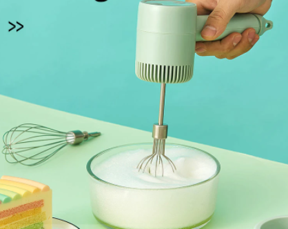 Wireless Egg Beater Electric Household Small Cake Baking Tool Mini Automatic Hand-held Whipping Cream Whisk
