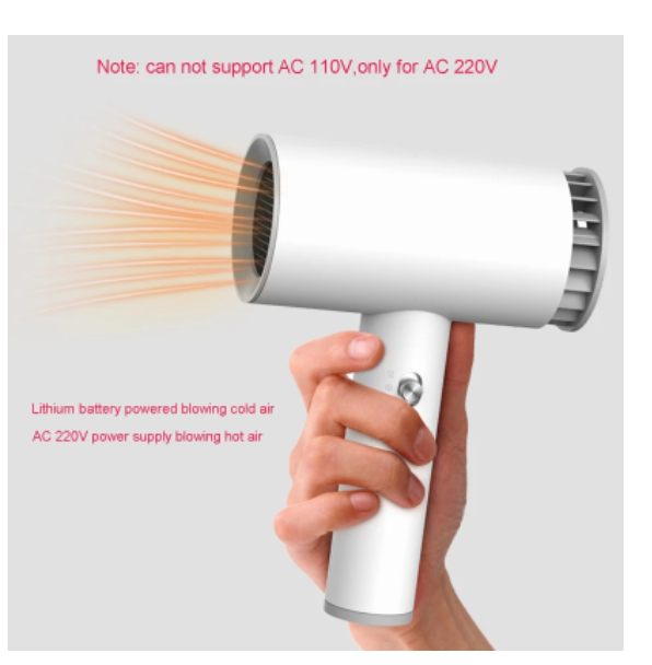 GBTW Manufacturers Wholesale Art Student Art Examination Lithium Battery Portable Rechargeable Wireless Hair Dryer