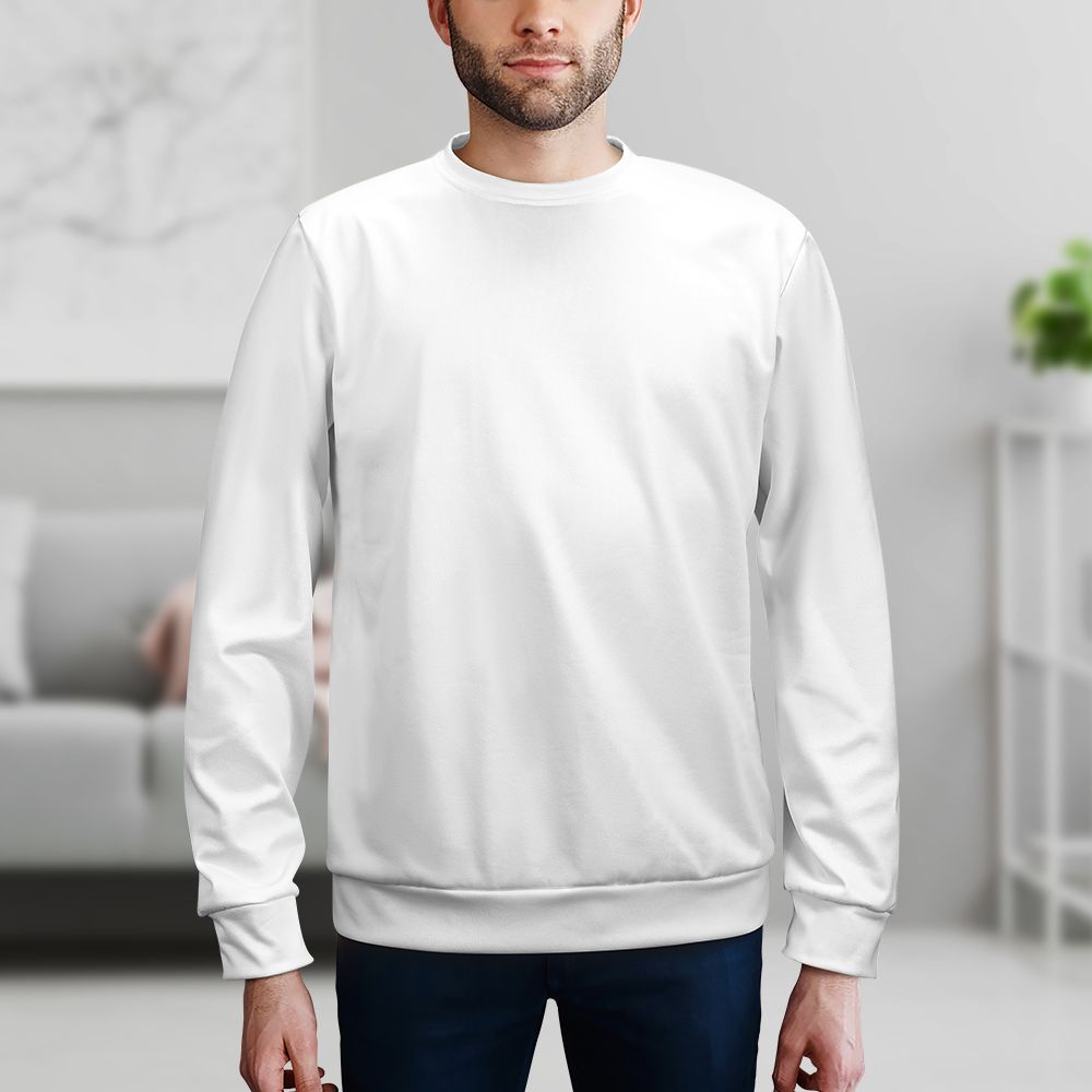 Full Print Pullover Sweatshirt