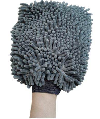 Thickened Double-sided Waterproof Chenille Car Wash Gloves Microfiber Absorbent Car Wash Gloves Car Cleaning Tools