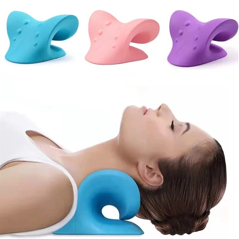 Factory Spot Amazon Supply PU Foam Polyurethane Cervical Repair Pillow Massage Pillow Fugui Pack Corrector