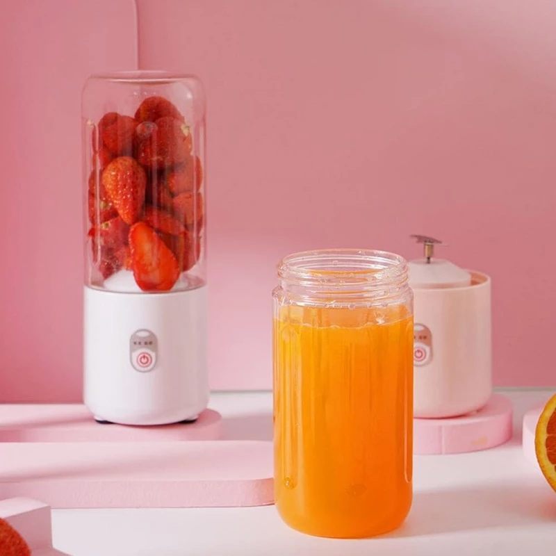 Home Kitchen New Portable Fruit Juice Cup Handheld Juicer Home Dormitory Creative Mini Juicer
