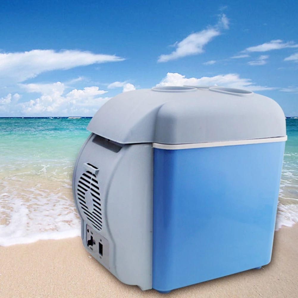 A Product Car Refrigerator 7.5L Mini Car Refrigerator Car Household Small Refrigerator Car Heating And Cooling Box Refrigerator