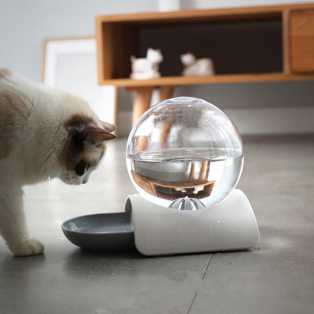 Cat Water Dispenser Automatic Cycle Without Bowl Electric Bubble Water Dispenser Cat Water Drinking Flow Insert Pot Drinking Water Feeding Artifact