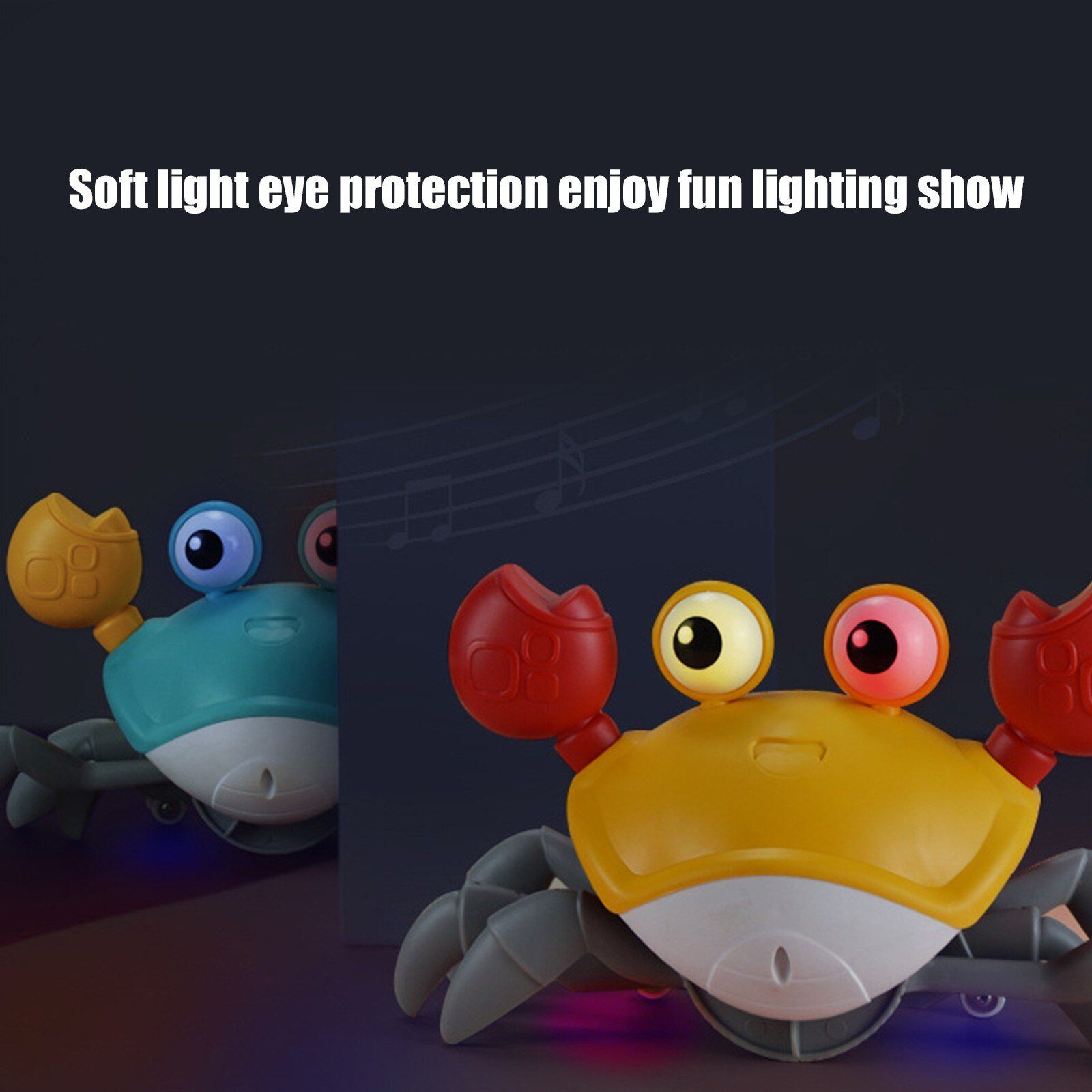 Children's Gesture Electric Induction Crab Toy Creative Charging Smart Vibrato Small Toy Stall Night Market Wholesale