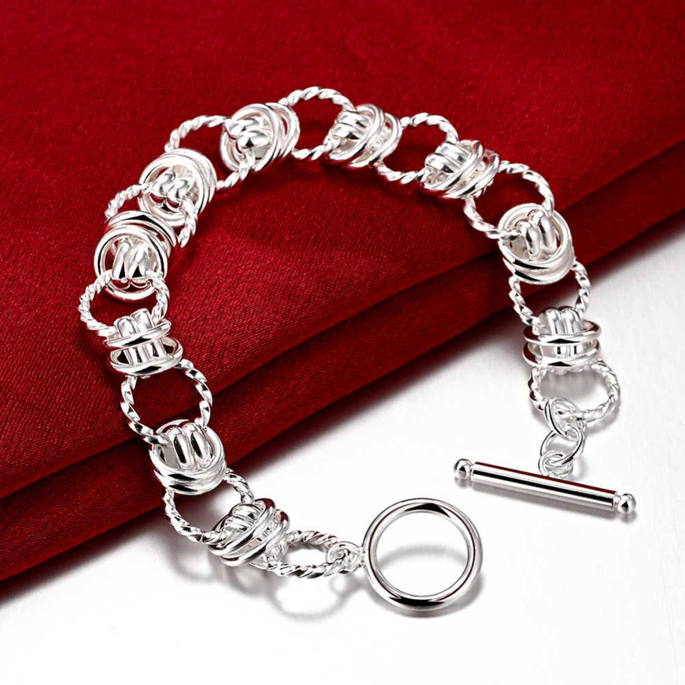 Lovers' Silver Chain Lovely Noble Bracelet