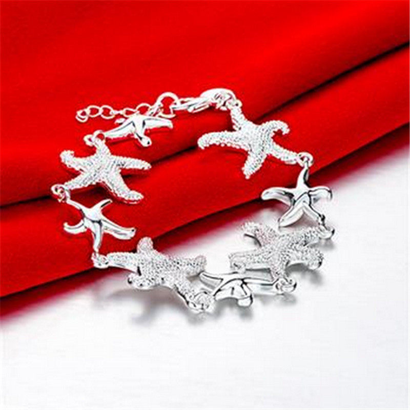 Color Frosted Starfish BraceletsGirl Student Fine Jewelry