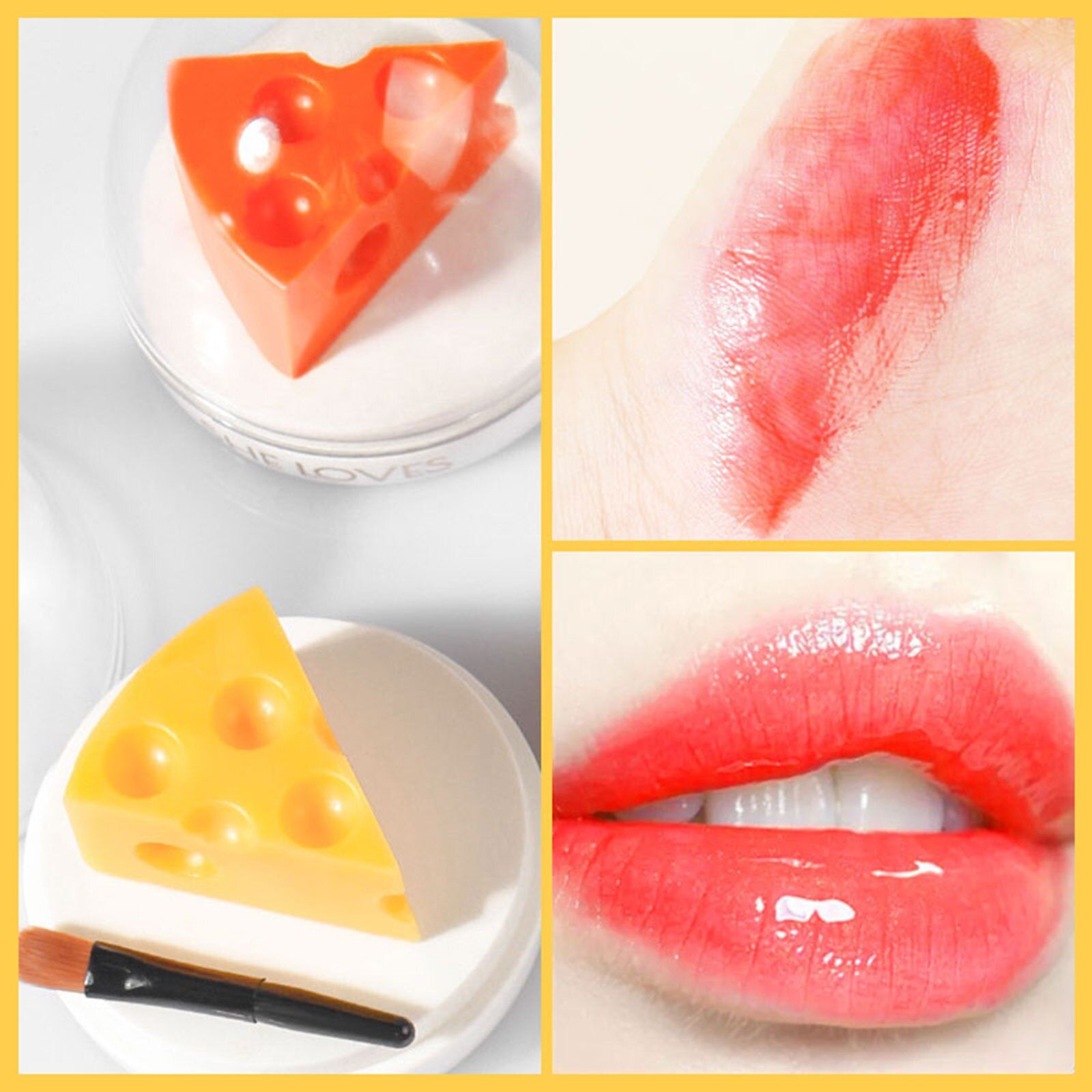 Dilute Lip Lines SHE LOVES Cheese Lip Balm Anti-dry And Crack Moisturizing Moisturizing Nourishing Repair Lip Balm