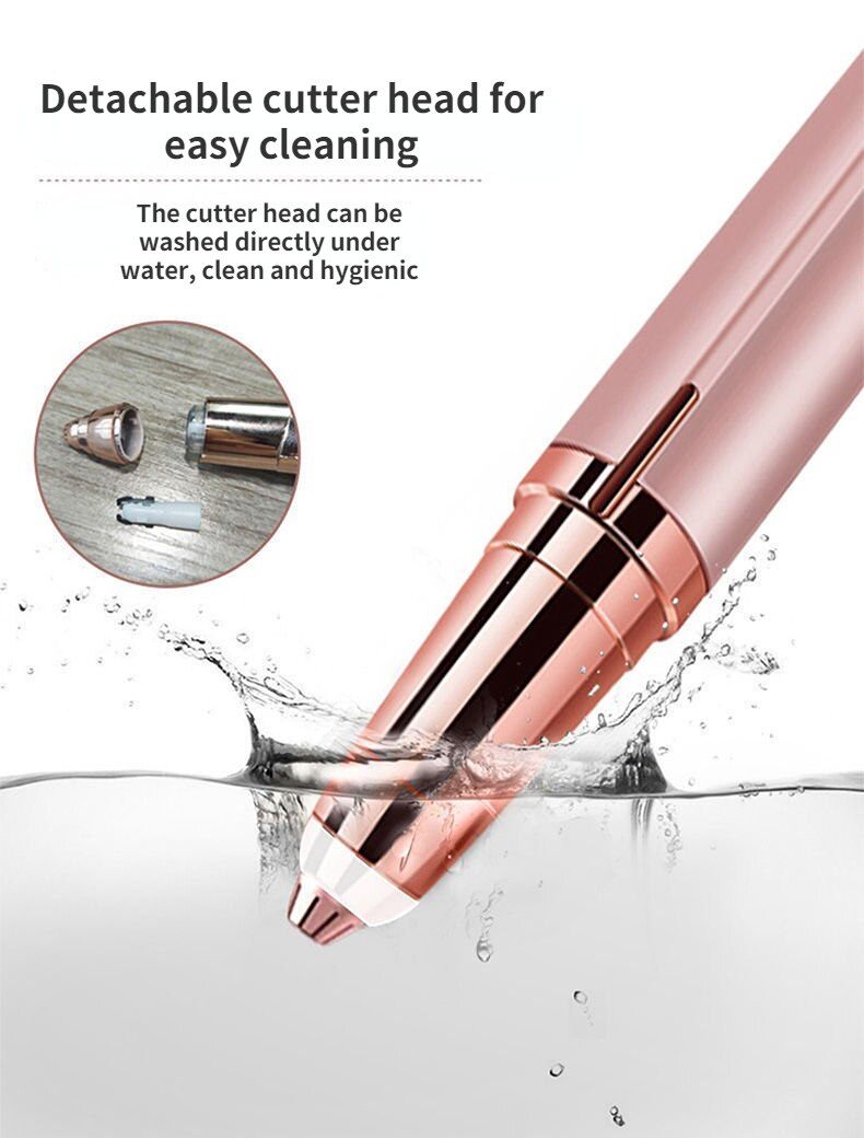 Source Factory Electric Eyebrow Trimmer Ladies Eyebrow Trimmer Automatic Eyebrow Trimmer Shaving Instrument Hair Removal Beauty Trimmer