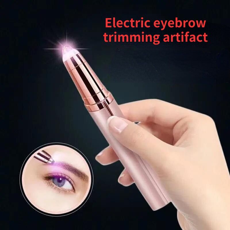 Source Factory Electric Eyebrow Trimmer Ladies Eyebrow Trimmer Automatic Eyebrow Trimmer Shaving Instrument Hair Removal Beauty Trimmer