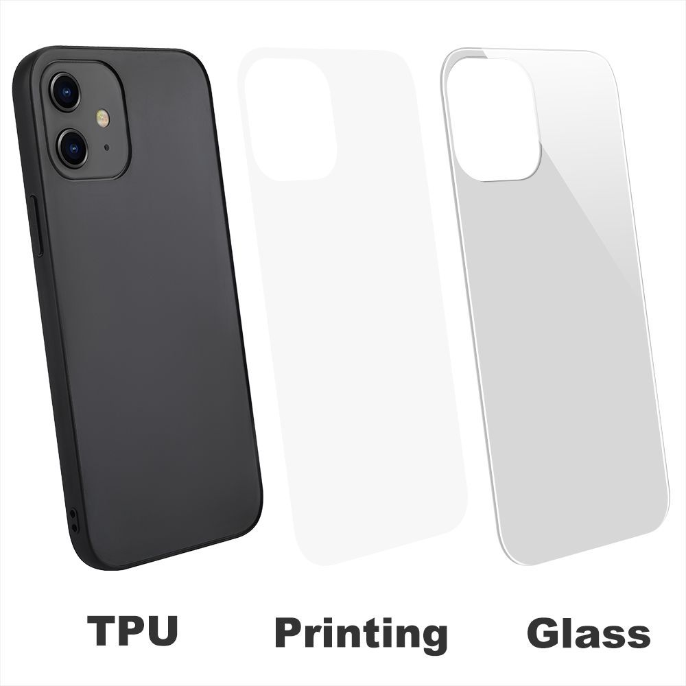 Apple 12 series glass phone case