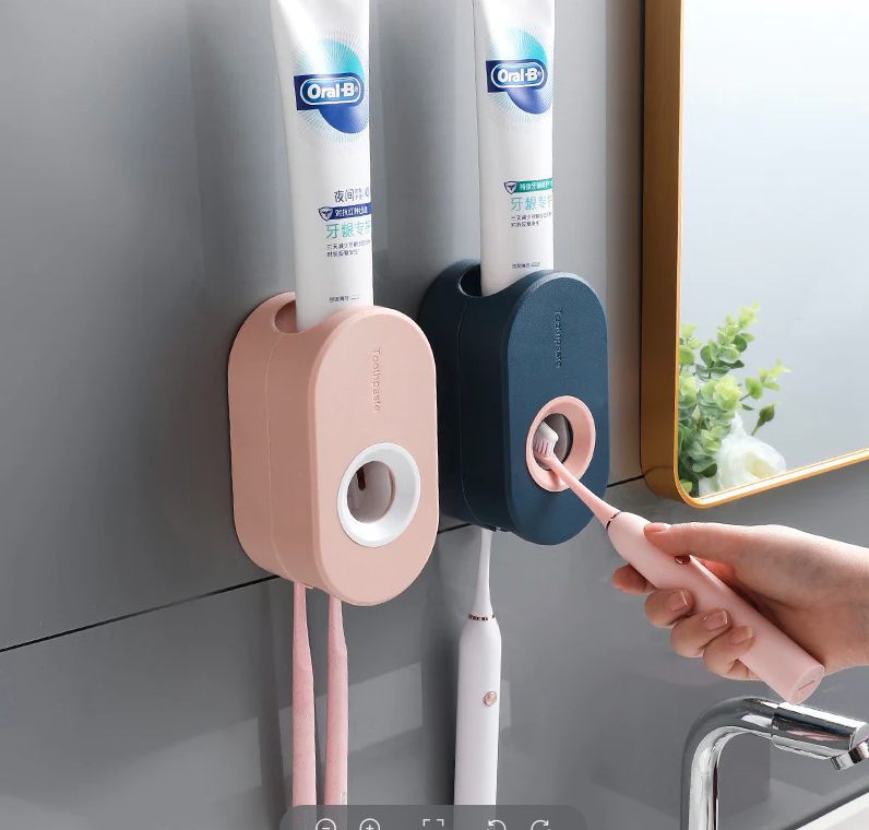 Automatic Toothpaste Squeezer Creative Bathroom Toilet Toothpaste Rack Home Squeezer Toothpaste Device
