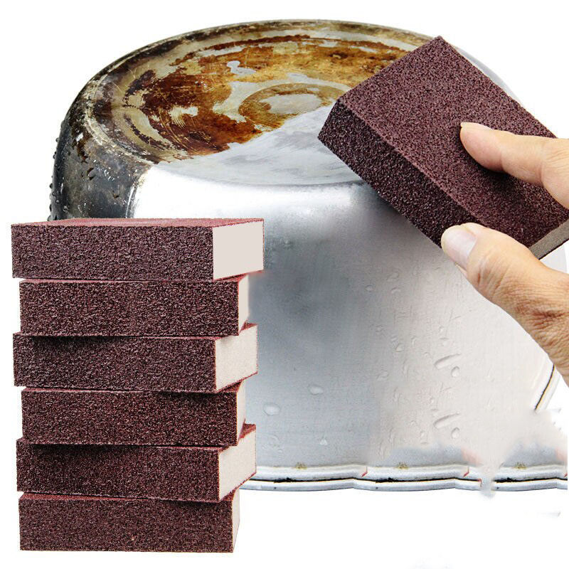 Magic Magic Nano Emery Sponge Wipe Kitchen Cleaning Dishwashing Brush Bottom Black Scale Rust Removal Stain Artifact