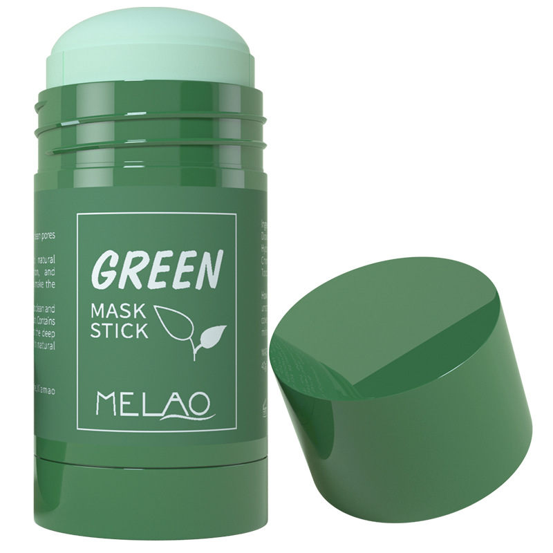 Green Tea Solid Mud Film Moisturizing Brightening Moisturizing Clean Green Film Stick Moisturizing Portable Smear Mask Stick