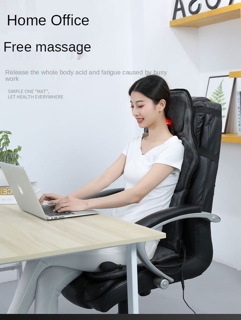 Car Massager Neck Waist Car Home Massage Cushion Cushion Seat Cushion Heating Vibration Whole Body Multi-function