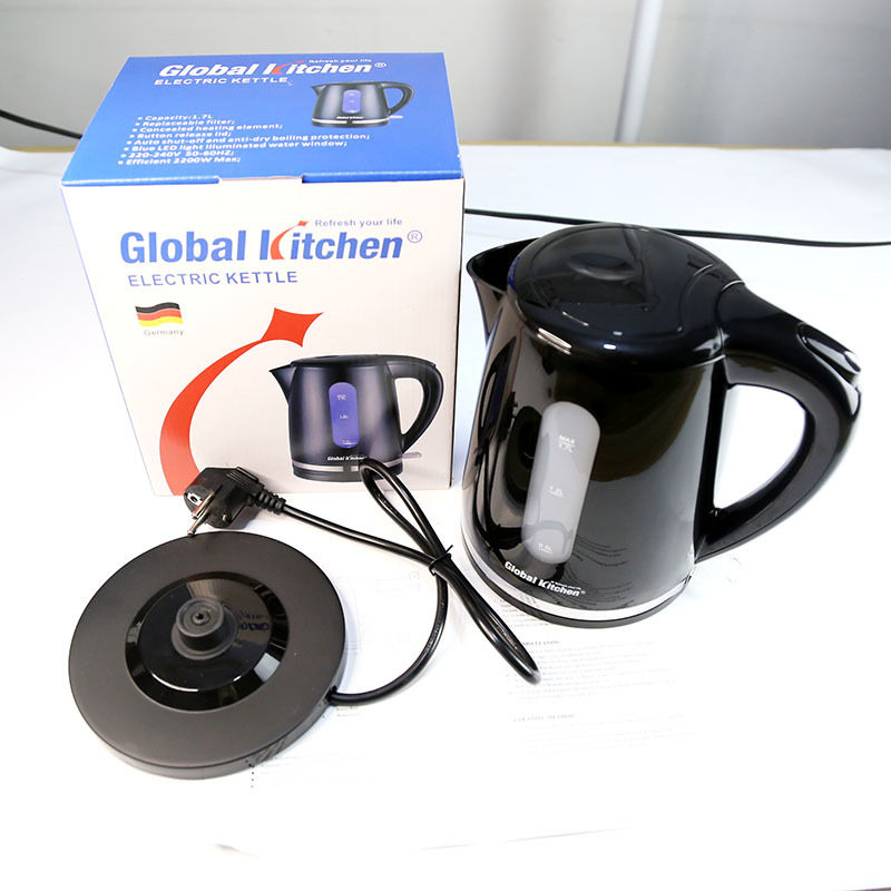 Foreign Trade High-power Automatic Glass Plug-in Heating Household European-standard Kettle Automatic Power-off To Make Tea And Coffee