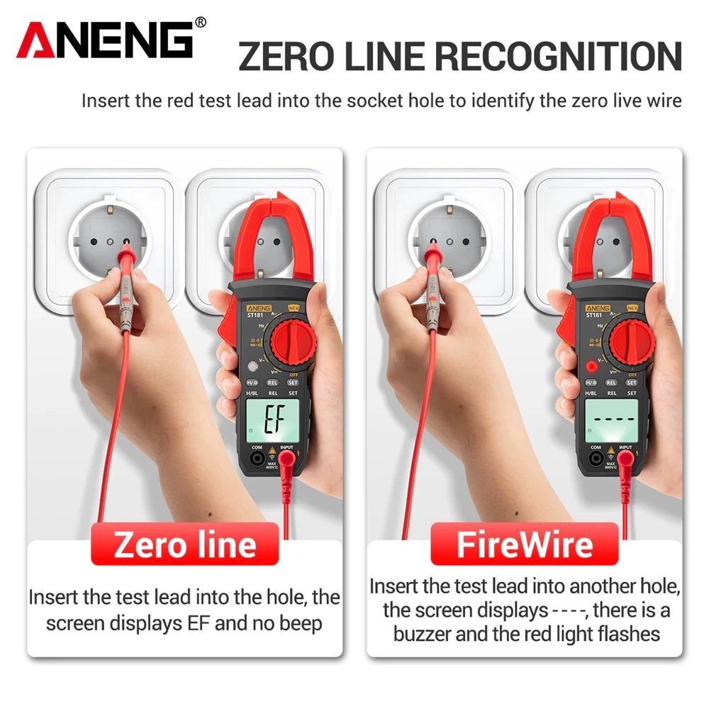 Pinça amperímetro digital inteligente Multímetro de alta precisão 400A AC e DC Pinça amperímetro medidor de corrente Display digital amperímetro retroiluminado Pinça amperímetro digital inteligente Multímetro de alta precisão 400A AC e DC Pinça amperímetro medidor de corrente Display digital amperímetro retroiluminado