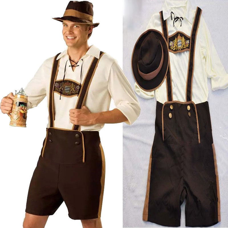 Adult Hansel Little Pi Oktoberfest Germany Bavarian Beer Costume Halloween Costume