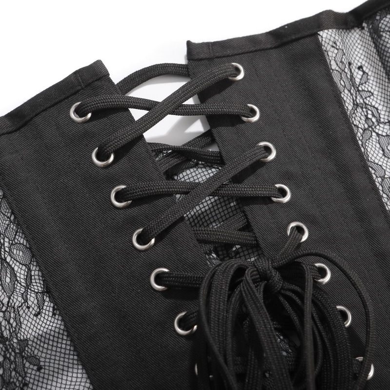 New Cross-border 14-bone Lace Court Corset Gothic Breathable Belly Belt Corset Corset Shapewear