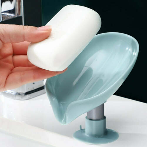 Soap Box Punch-free Vertical Drain Bathroom Soap Rack Home Toilet Creative Suction Cup