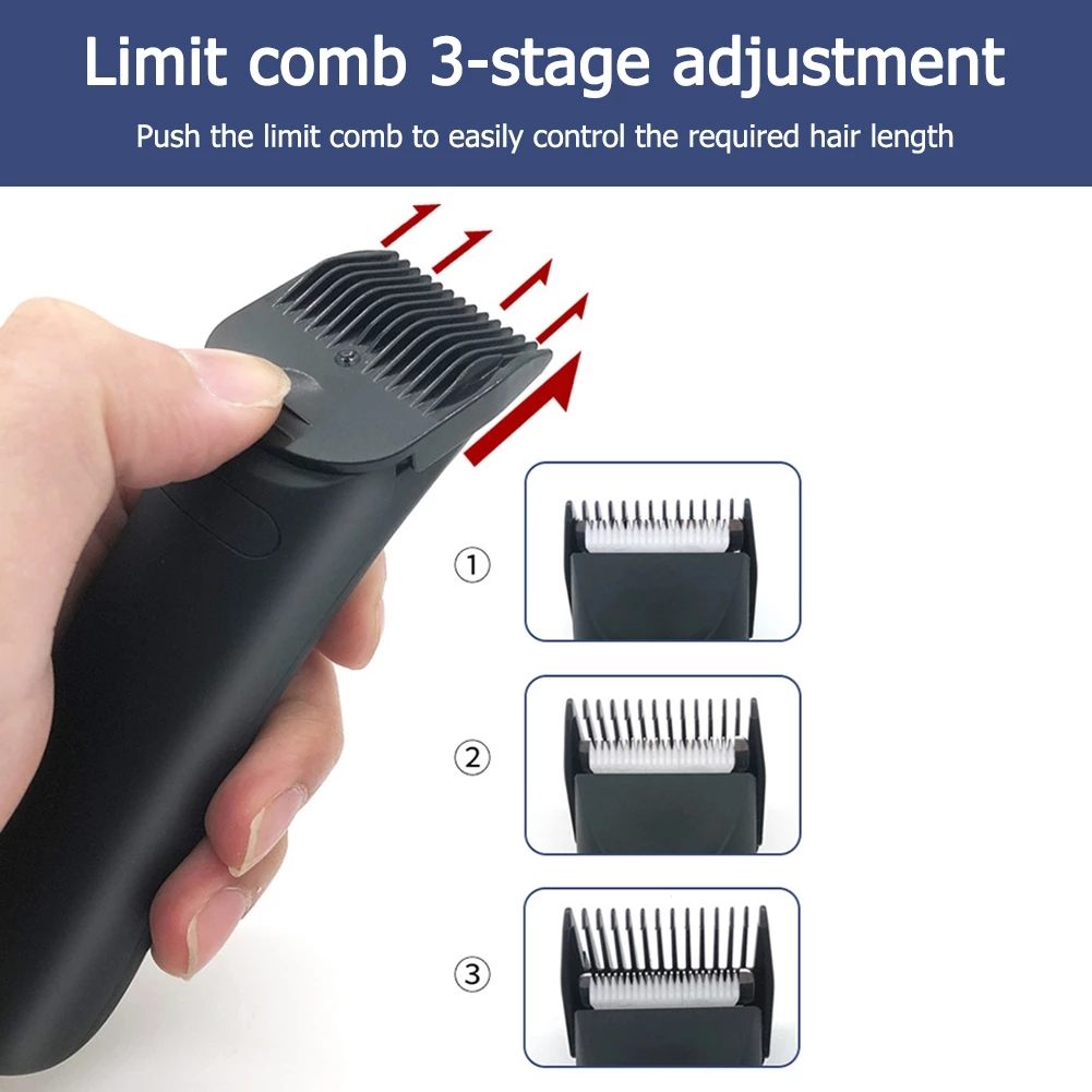 Men's Shaver Body Hair Trimmer Chest Hair Leg Hair Body Hair Clipper Private Parts Electric Push Shaver