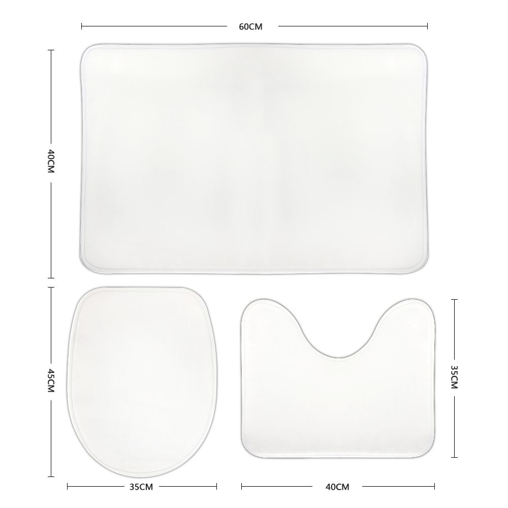 Buy quality Create Your Own Bathroom Floor 3Piece Rug Set from