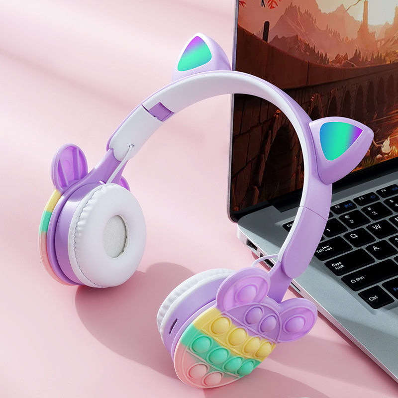 Cat Ears Glow Bluetooth Headset