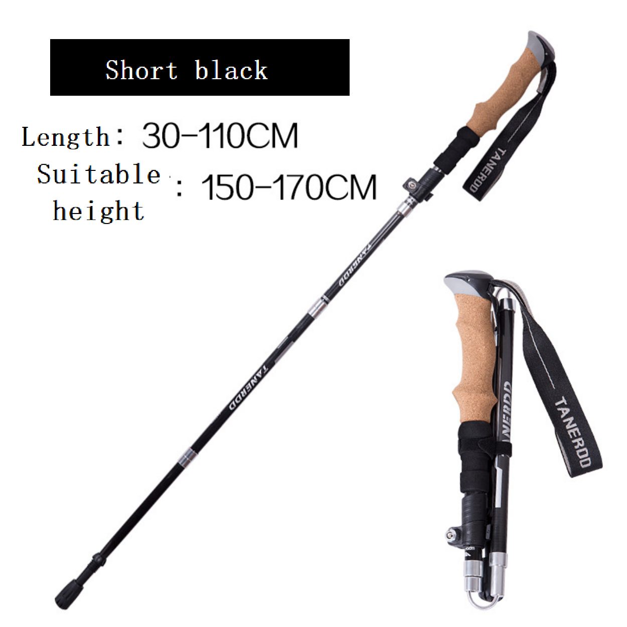 Buy quality Trekking Pole Carbon Ultralight Telescopic Folding Outer