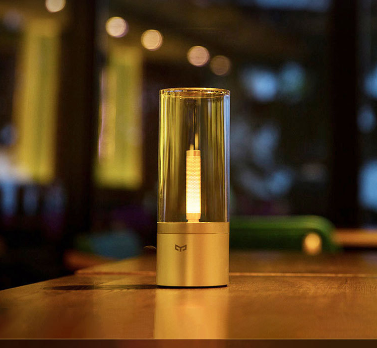 Buy quality Smart Candlelight USB Rechargeable Retro Dimmable Lamp Small Night Light Candle