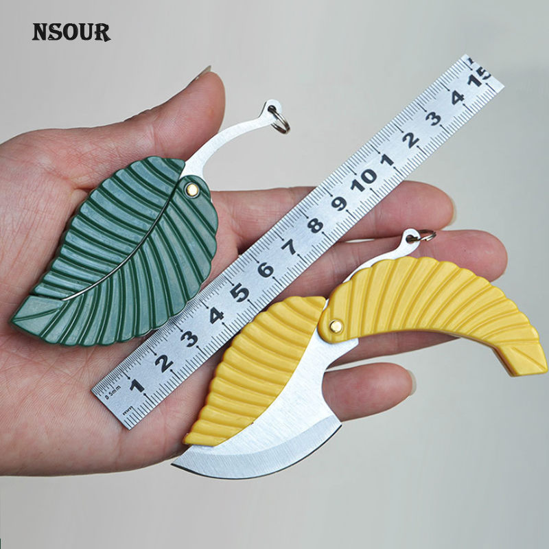 Buy quality Green Leaf Knife Leaf Knife Leaf Knife Creative Mini