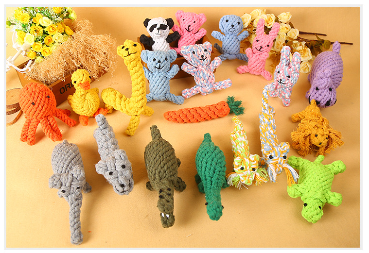Buy quality HandWoven Cotton Thread Animal Doll Decoration Pendant