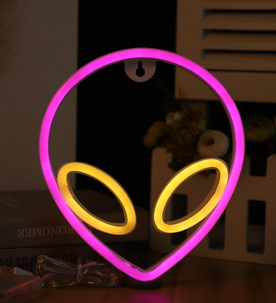 Buy quality LED Neon Modeling Lights Led Alien Hanging Neon Lights