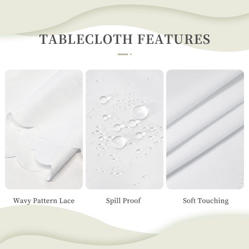 Round Lace Tablecloth 60in