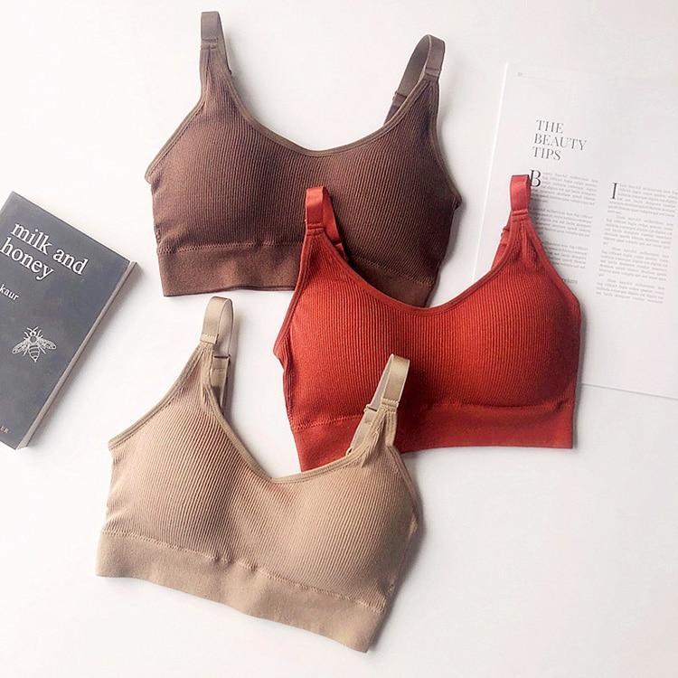 The original single underwear popular vest without steel ring girls sports bra The original single underwear popular vest without steel ring girls sports bra