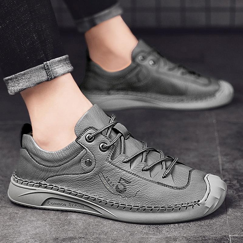 Buy quality Men's leather shoes men's shoes dress business shoes large size men's shoes casual