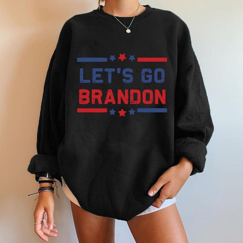 Lets Go Brandon Oversized Fashion Hoodie