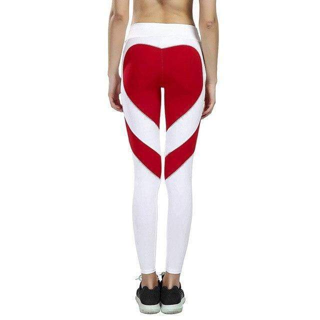 Love Heart-Shaped Gym Sportswear Yoga Pants For Women