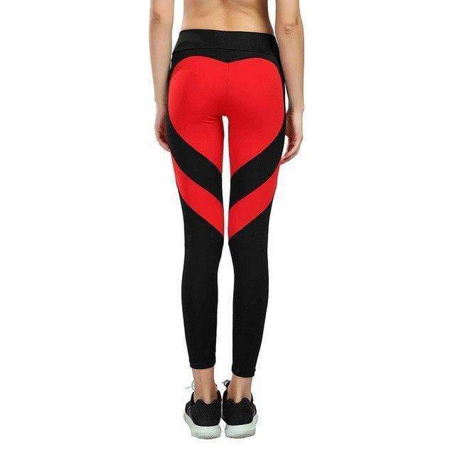 Love Heart-Shaped Gym Yoga Pants for Women