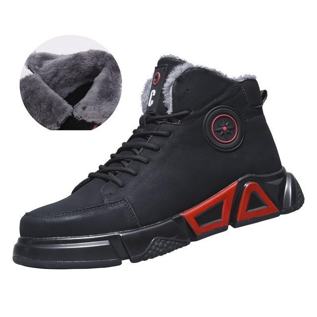 Buy quality Men's hightop safety shoes winter cotton shoes boots