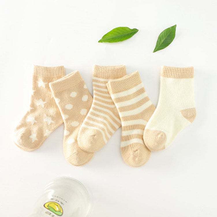 Newborn baby socks baby baby mid tube socks