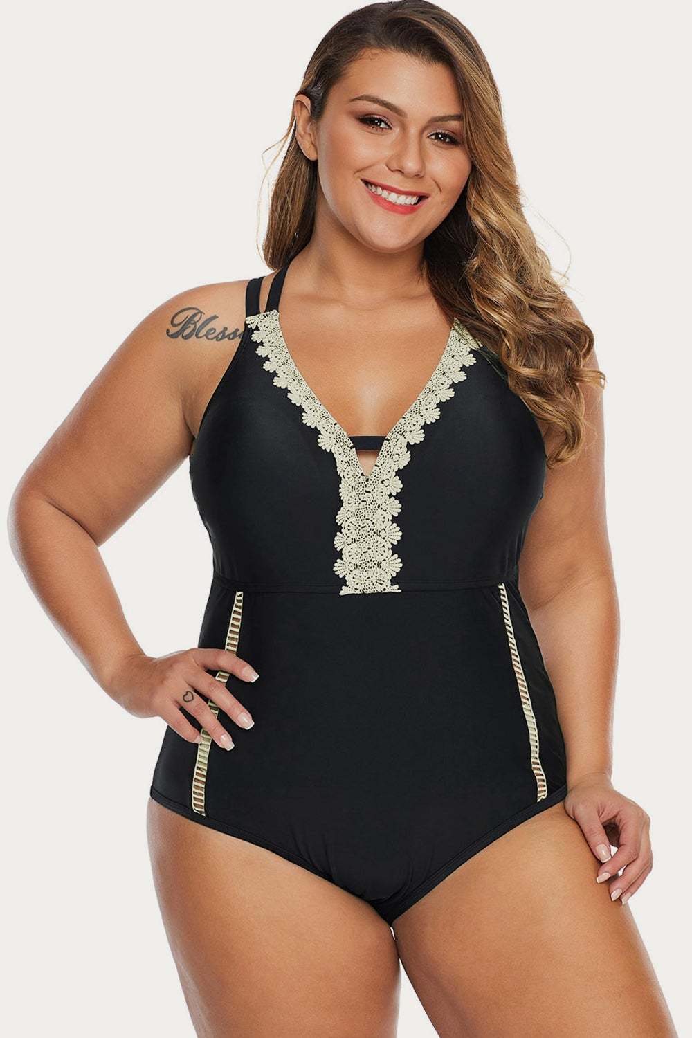women's backless sexy triangle one-piece swimsuit