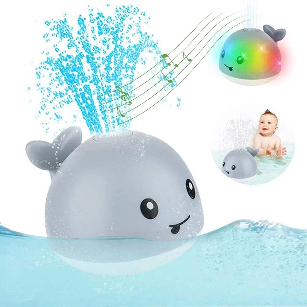 Baby bathroom bath toy with light music universal water play toy